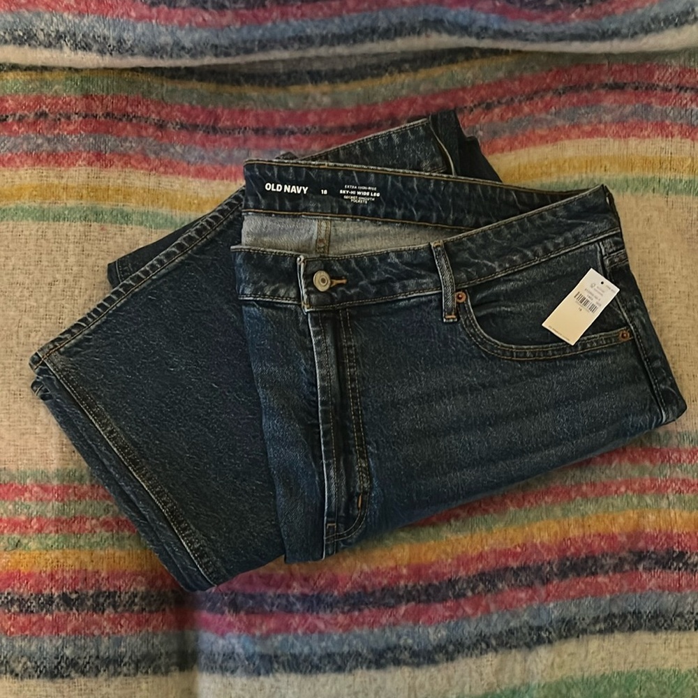 Old Navy SKY-HI Wide Leg jeans